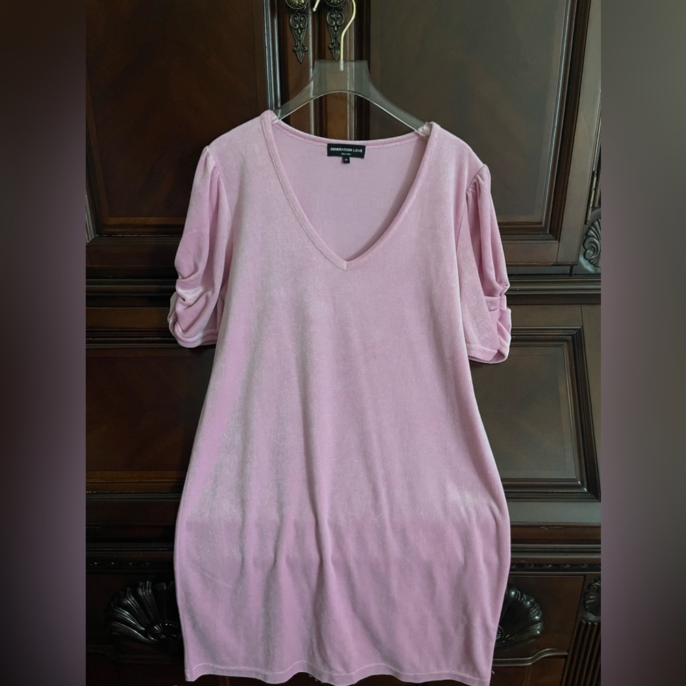Generation Love Arietta Dress in pink size is Medium.